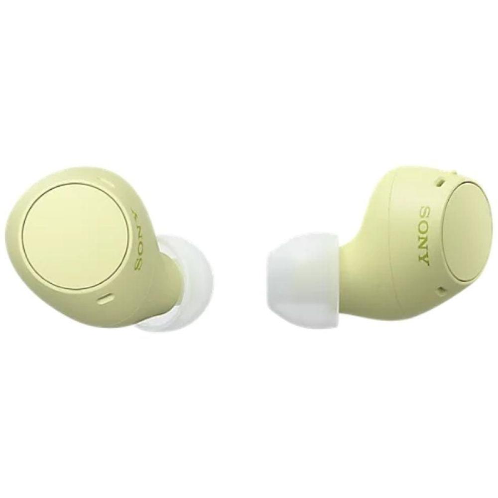 Auriculares Bluetooth Sony WF-C510 con estuche de carga/ Autonomía 5h/ Amarillos