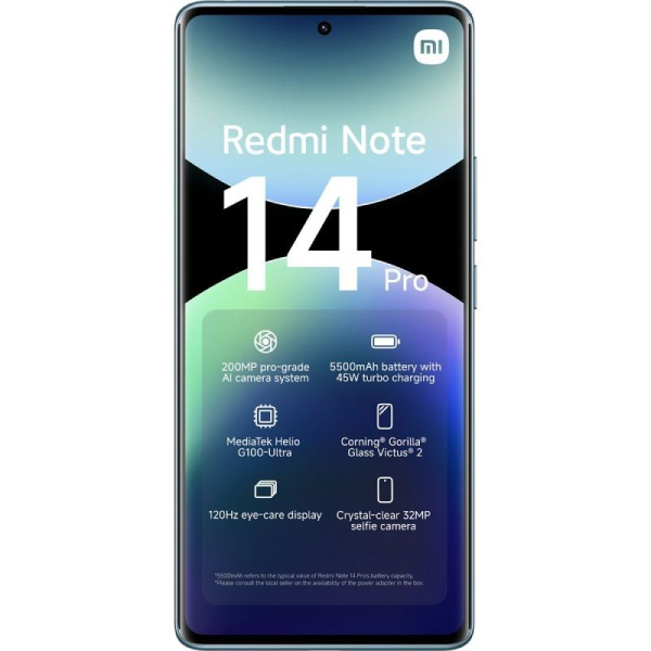 Smartphone Xiaomi Redmi Note 14 Pro 8GB/ 256GB/ 6.67'/ Azul