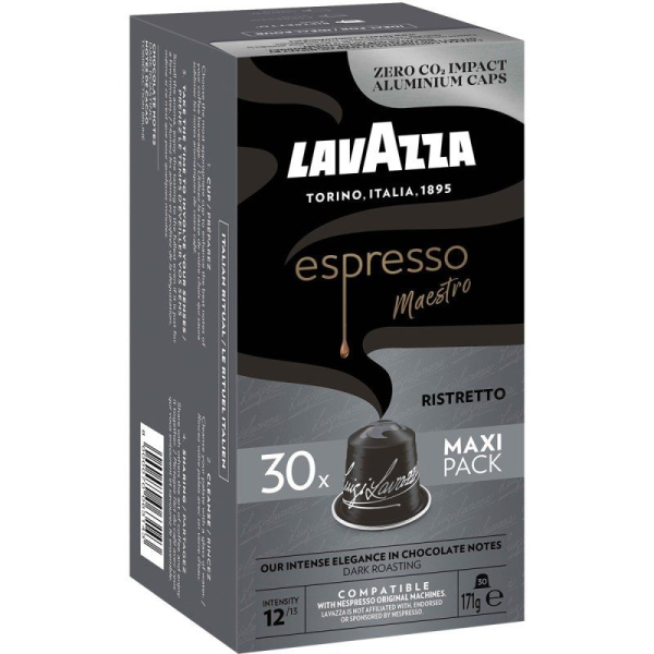 Cápsula Lavazza Espresso Maestro Ristretto para cafeteras Nespresso/ Caja de 30