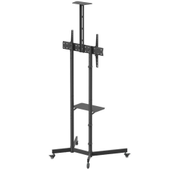 Soporte de Suelo Inclinable con Ruedas/ Soporte de Cámara Aisens FT70TE-335 para TV 37'-70'/ hasta 45kg