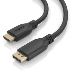 Cable Conversor Aisens A125-0921/ DisplayPort Macho - HDMI Macho/ 7m/ Negro