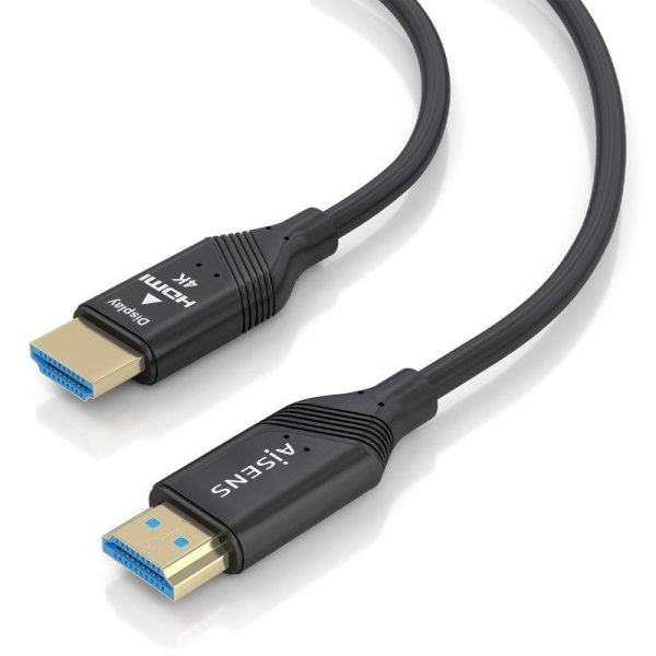 Cable HDMI 2.0 AOC 4K Aisens A148-0930/ HDMI Macho - HDMI Macho/ 20m/ Negro