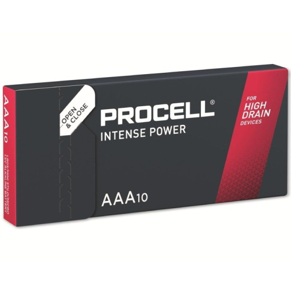 Pack de 10 Pilas AAA L03 Duracell PROCELL DURINTLR3C10/ 1.5V/ Alcalinas