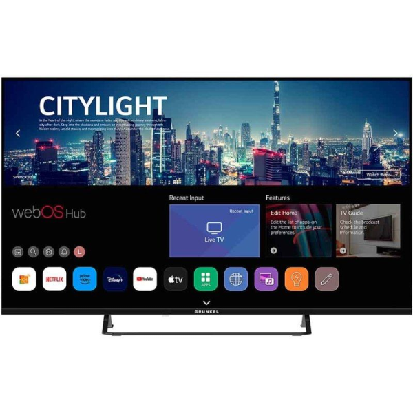 Televisor Grunkel LED-5025QLEDW 50'/ Ultra HD 4K/ Smart TV/ WiFi