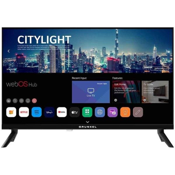 Televisor Grunkel LED-24PBW 24'/ HD/ Smart TV/ WiFi