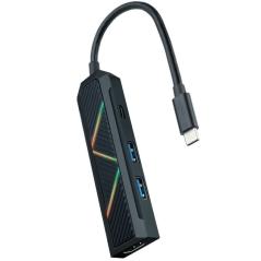 Docking USB Tipo-C Nanocable 10.16.0401/ 2xUSB/ 1xUSB Tipo-C PD/ 1xHDMI 2.0