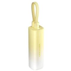 Powerbank 5000mAh Vention FHWY0/ 20W/ Wireless/ Amarilla