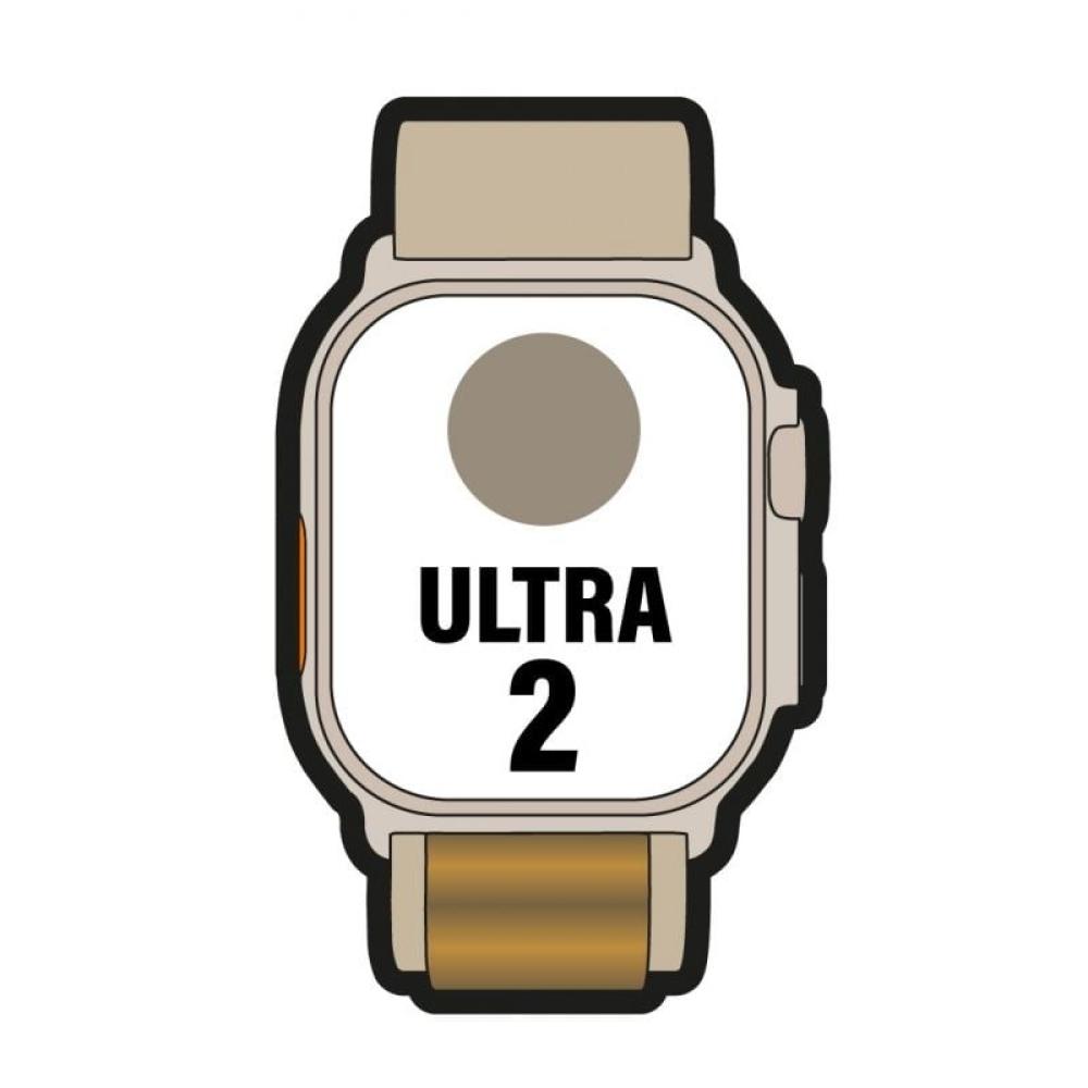 Apple Watch Ultra 2/ GPS/ Cellular/ 49mm/ Caja de Titanio/ Correa Loop Alpine Canela Grande