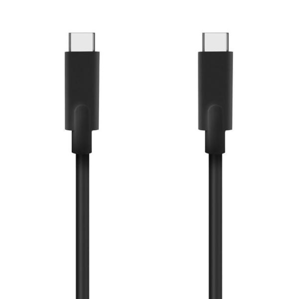 Cable USB 3.2 Tipo-C Aisens A107-0705 10GBPS 5A 100W/ USB Tipo-C Macho - USB Tipo-C Macho/ Hasta 100W/ 2500Mbps/ 3m/ Negro