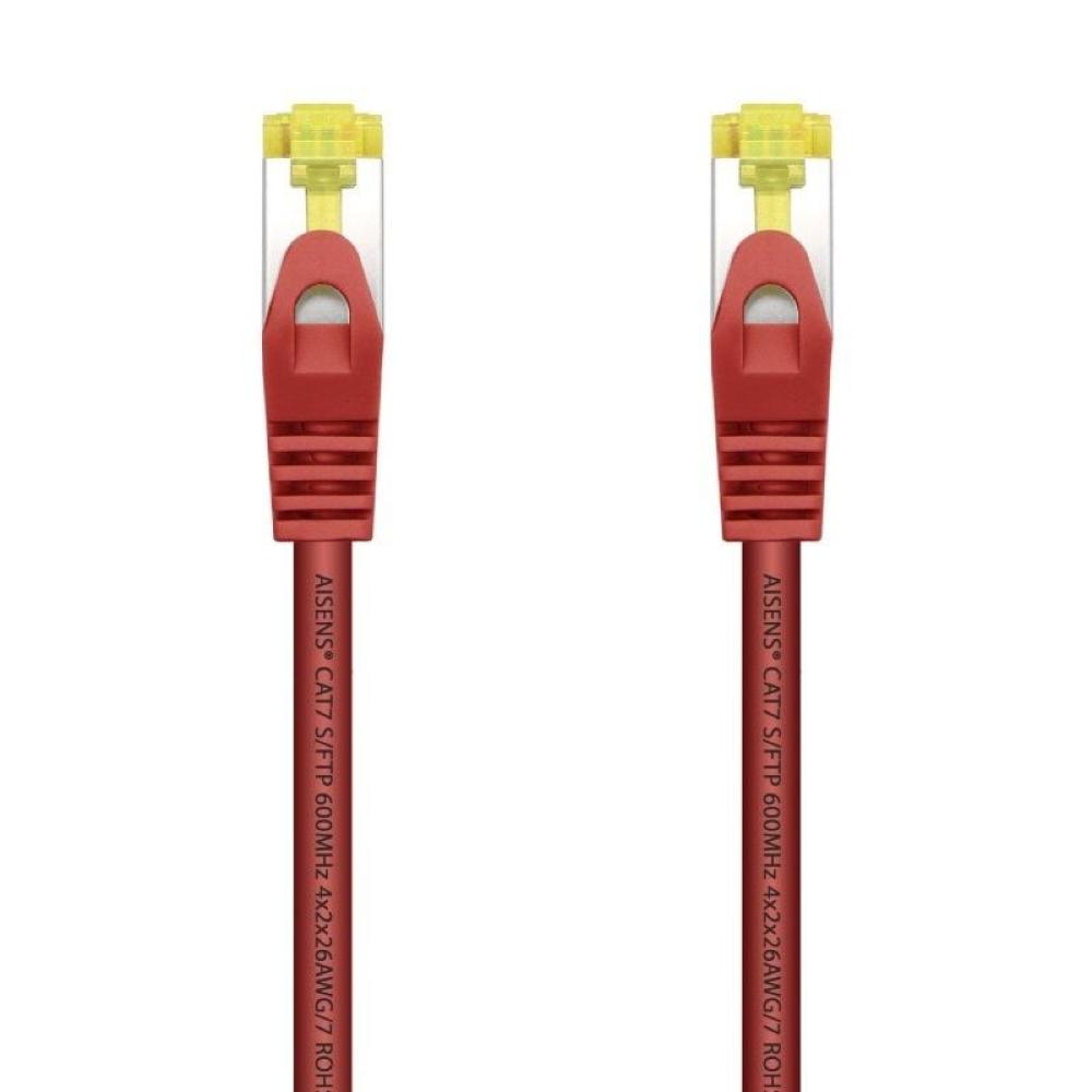 Cable de Red RJ45 SFTP Aisens A146-0469 Cat.7/ 50cm/ Rojo Cable de Red RJ45 SFTP Aisens A146-0469 Cat.7/ 50cm/ Rojo