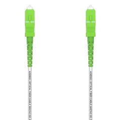Cable de Fibra Óptica G657A2 3.0 Aisens A152-0501/ LSZH/ 30m/ Blanco