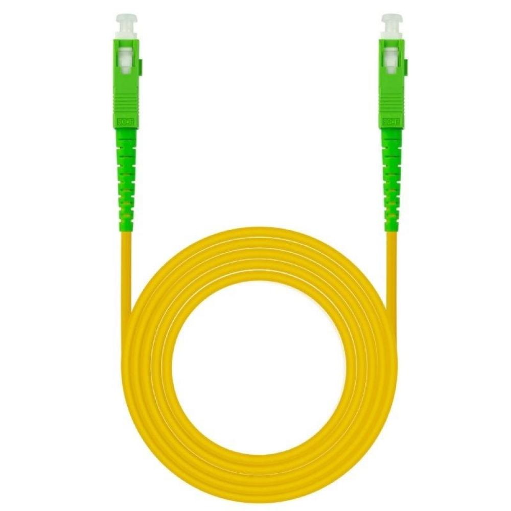 Cable de Fibra Óptica G657A2 Nanocable 10.20.0015/ LSZH/ 15m/ Amarillo