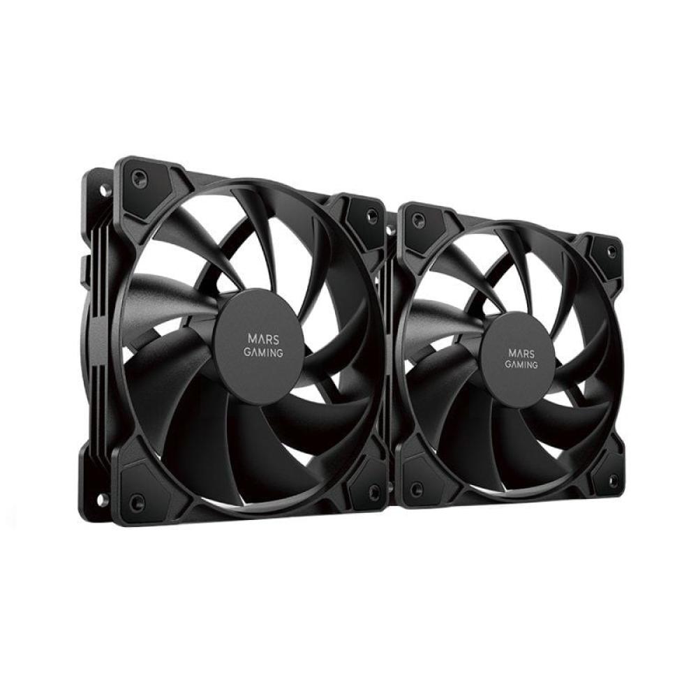 Pack 2 Ventiladores Mars Gaming MF-PWMX2/ 12cm Pack 2 Ventiladores Mars Gaming MF-PWMX2/ 12cm