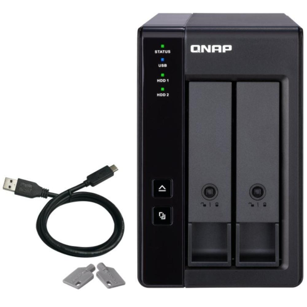 DAS QNAP TR-002/ 2 Bahías 3.5'- 2.5'/ Formato Torre