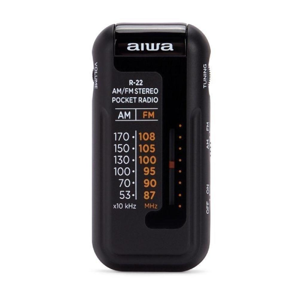 Radio Portátil Aiwa R-22BK/ Negra Radio Portátil Aiwa R-22BK/ Negra