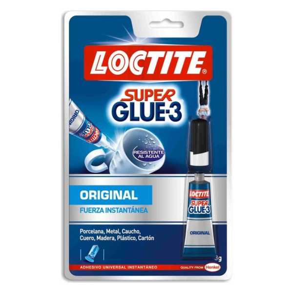 Pegamento en Tubo Loctite Super Glue-3/ 3g - Imagen 1