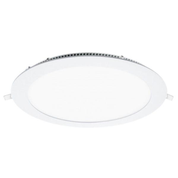 Downlight Iglux LS-102118-FB V2/ Circular/ Ø220 x 19mm/ Potencia 18W/ 1700 Lúmenes/ 6000ºK/ Blanco