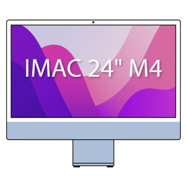 Apple iMac 24' Retina 4,5K / M4 8-Core CPU/ 16Gb/ 256Gb SSD/ 8-Core GPU/ Azul