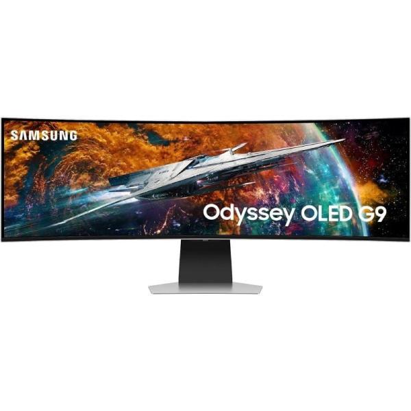 Smart Monitor Ultraparonamico Curvo Gaming Samsung Odyssey OLED G9 S49CG950SU 49'/ Dual QHD/ Multimedia/ 0.03ms/ 240Hz/ OLED/ Re