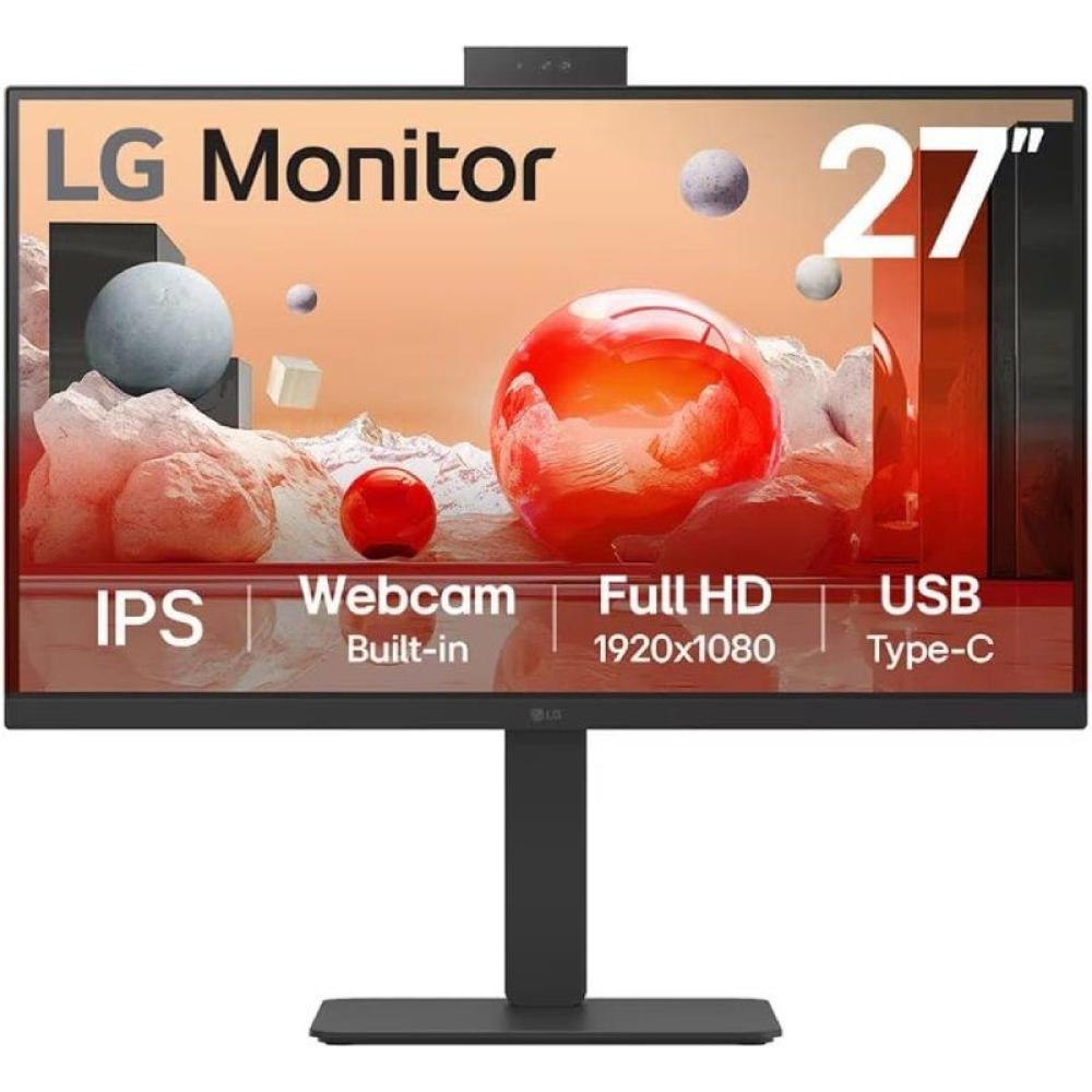 Monitor Profesional LG 27BA850-B 27'/ Full HD/ Webcam/ Multimedia/ Regulable en altura/ Negro Monitor Profesional LG 27BA850-B 27'/ Full HD/ Webcam/ Multimedia/ Regulable en altura/ Negro