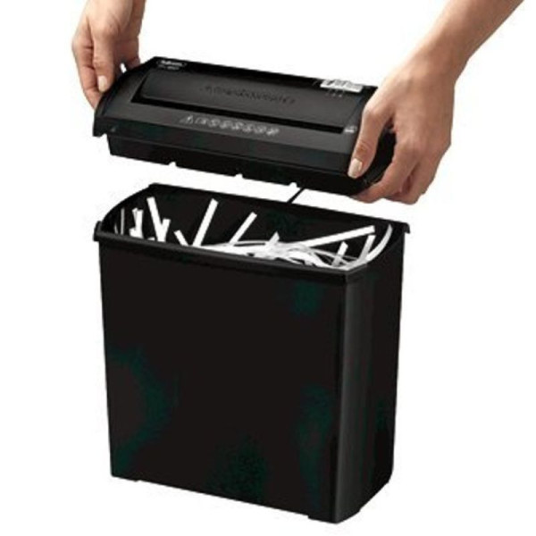 Destructora Fellowes P-25S/ Corte en Tiras de 7mm/ Negra - Imagen 2