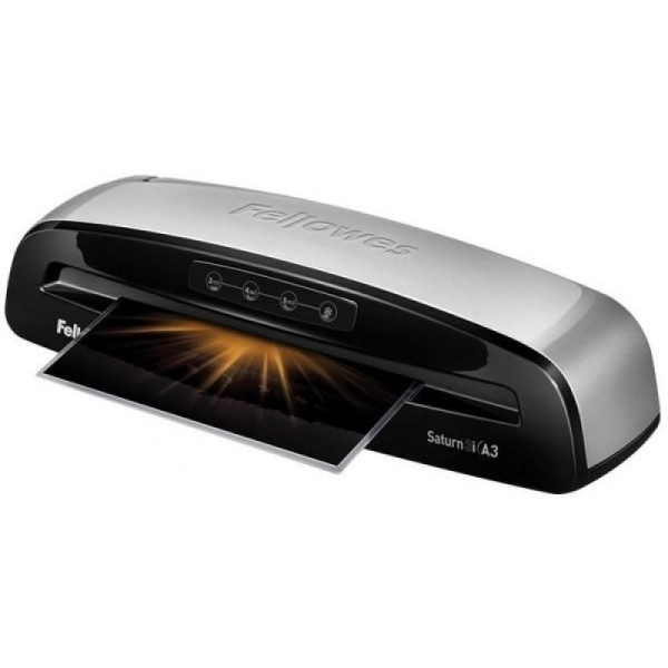 Plastificadora Fellowes Saturn 3I A3/ hasta A3 y 125 Micras/ Gris y Negra - Imagen 2