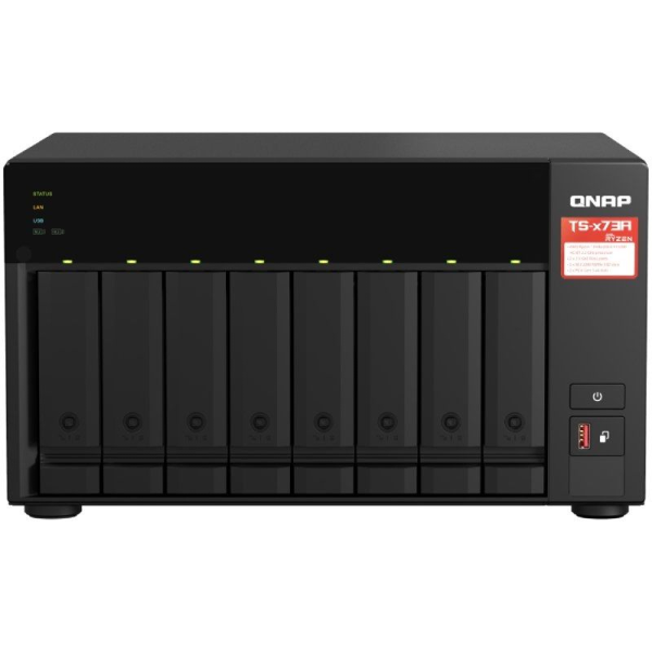 NAS QNAP TS-873A/ 8 Bahías 3.5'- 2.5'/ 8GB DDR4/ Formato Torre