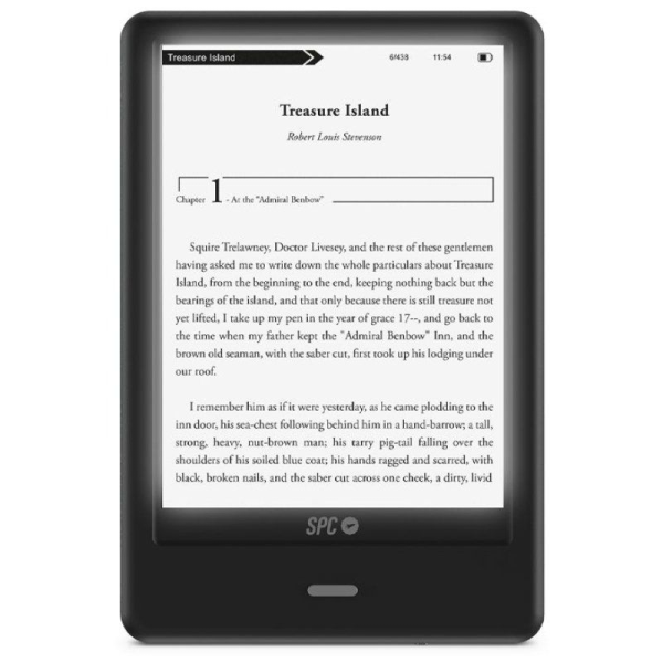 Libro Electrónico SPC Dickens Light 2 Pro/ 6'/ Tinta Electrónica/ Negro