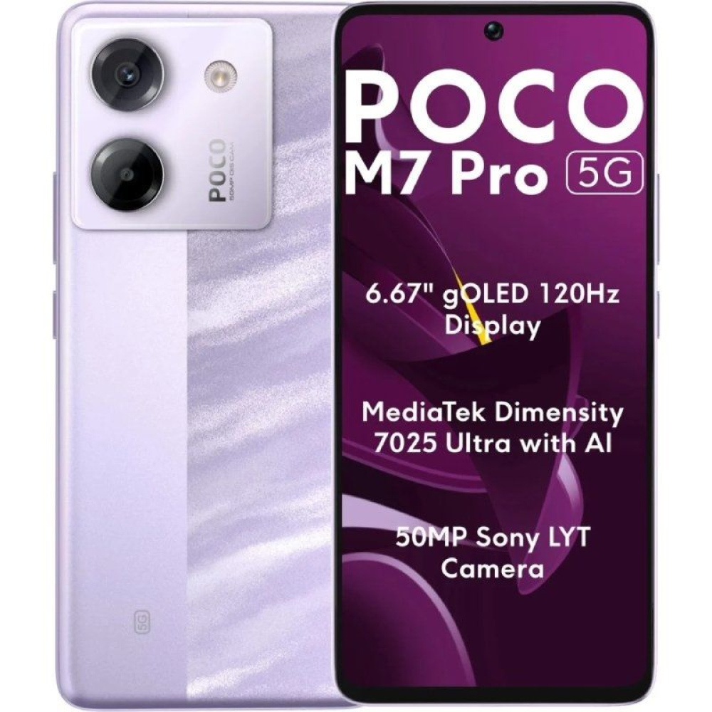 Smartphone Xiaomi POCO M7 Pro 12GB/ 512GB/ 6.67'/ 5G/ Púrpura
