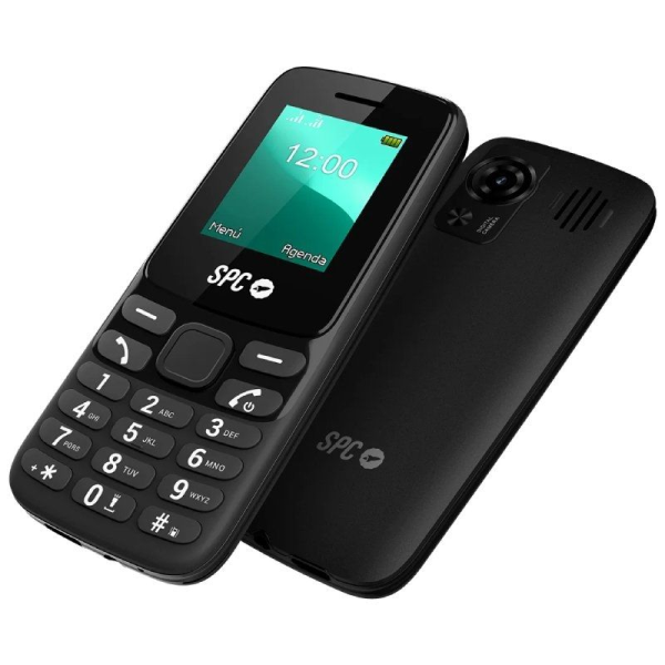 Teléfono Móvil SPC Talk 2 Go para Personas Mayores/ Negro