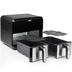Freidora por Aire / Sin Aceite Princess Double Basket Airfryer 182074/ 2400W/ Capacidad 8L