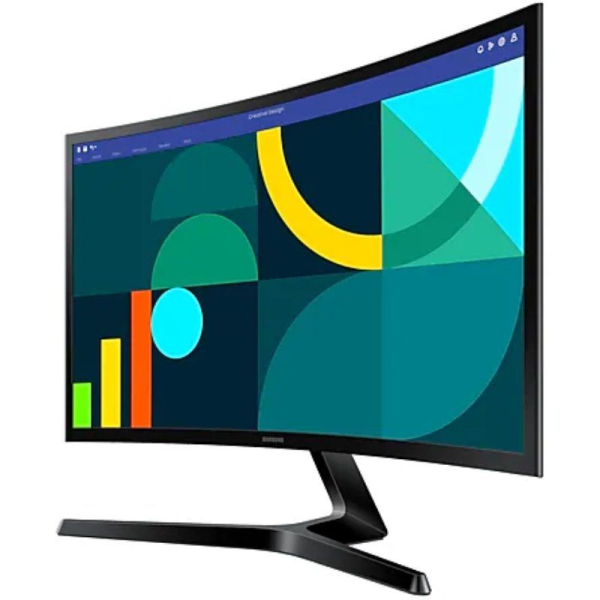 Monitor Curvo Samsung Essential Monitor S3 S24D366GAU/ 24'/ Full HD/ Negro