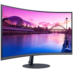 Monitor Curvo Samsung Essential Monitor S39C S27C390EAU/ 27'/ Full HD/ Multimedia/ Negro