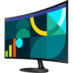 Monitor Curvo Samsung Essential Monitor S36GD S27D364GAU/ 27'/ Full HD/ Negro
