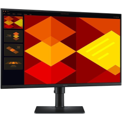 Monitor Profesional Samsung Essential Monitor S4 S27D400GAU/ 24'/ Full HD/ Regulable en altura/ Negro