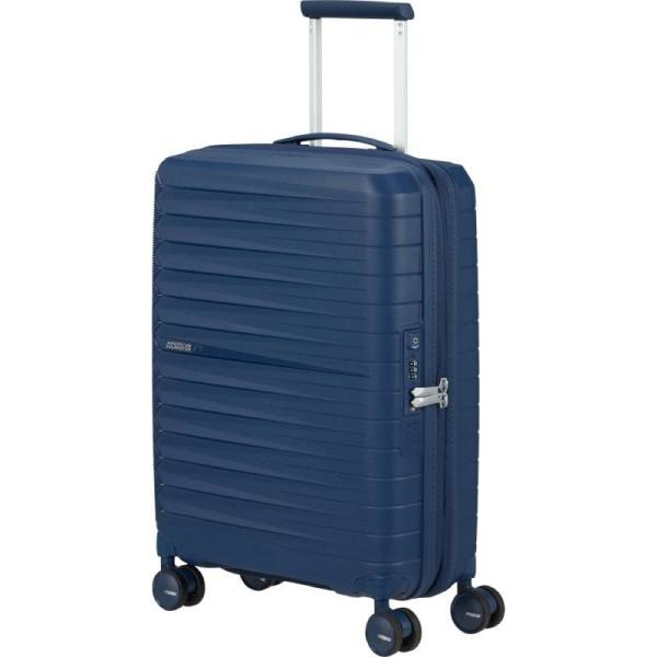 Maleta de Cabina American Tourister FastForward Spinner Expansible 55cm/ 55x40x23cm/ 4 Ruedas/ Azul Marino