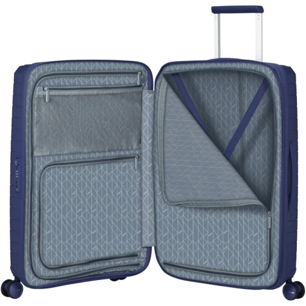 Maleta Mediana American Tourister FastForward Spinner Expansible 68cm/ 68x46x30cm/ 4 Ruedas/ Púrpura Anochecer