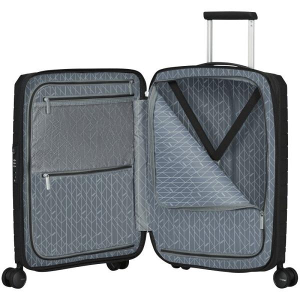 Maleta de Cabina American Tourister FastForward Spinner Expansible 55cm/ 55x40x23cm/ 4 Ruedas/ Negro