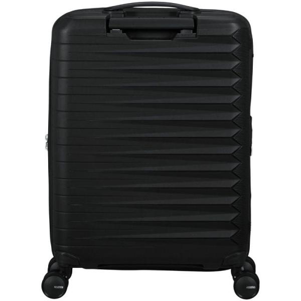 Maleta de Cabina American Tourister FastForward Spinner Expansible 55cm/ 55x40x23cm/ 4 Ruedas/ Negro