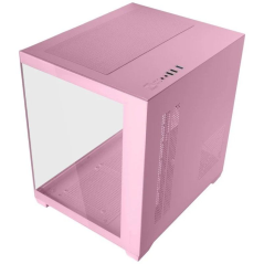 Caja Gaming Minitorre Mars Gaming MC-VIEW2/ Rosa