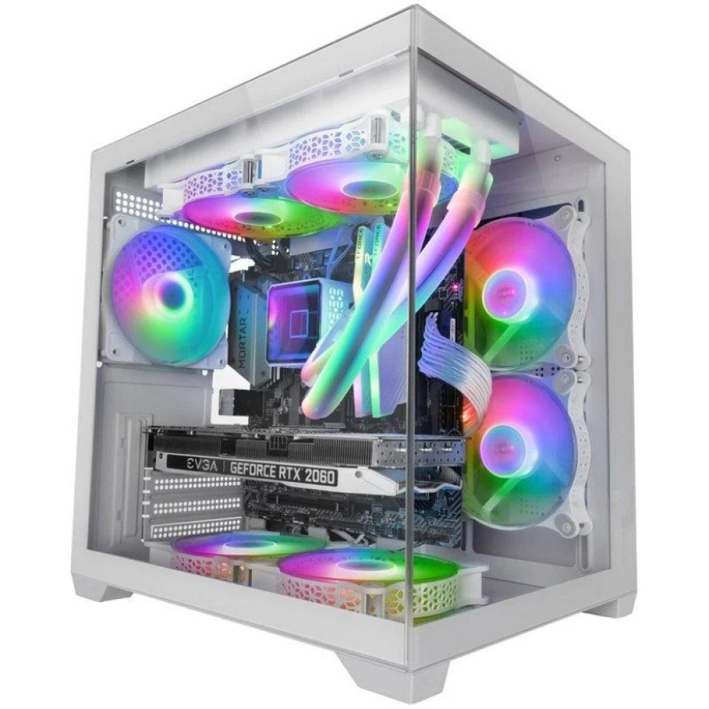 Caja Gaming Minitorre Mars Gaming MC-VIEW2/ Blanca Caja Gaming Minitorre Mars Gaming MC-VIEW2/ Blanca