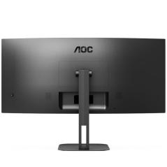 Monitor Profesional Ultraparonámico Curvo AOC CU34V5C/BK 34'/ WQHD/ Multimedia/ Negro