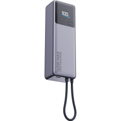 Powerbank 10000mAh Xiaomi Power Bank Integrated Cable/ 165W/ Gris