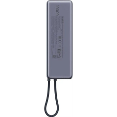 Powerbank 10000mAh Xiaomi Power Bank Integrated Cable/ 165W/ Gris