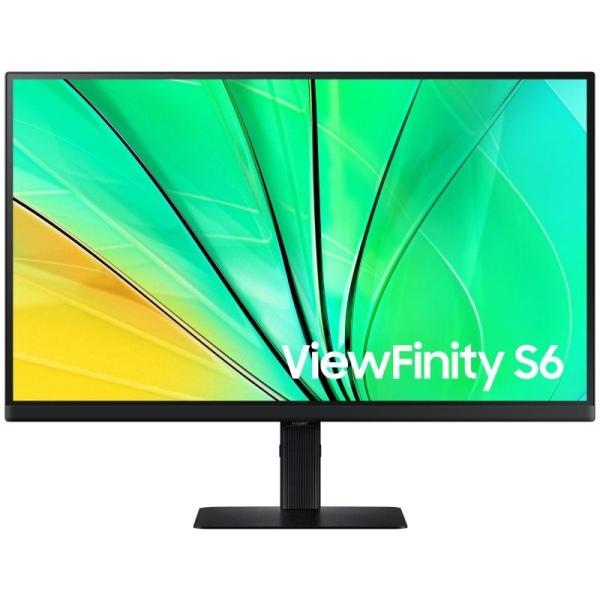 Monitor Profesional Samsung ViewFinity S6 S27D600EAU 27'/ QHD/ Regulable en Altura/ Negro