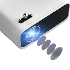 Proyector Wanbo Mini Pro/ 250 Lúmenes/ HD/ HDMI/ Blanco