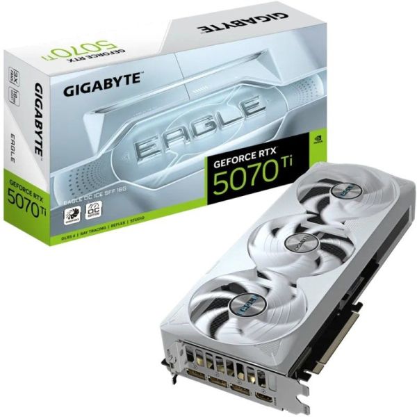 Tarjeta Gráfica Gigabyte GeForce RTX 5070Ti Eagle OC ICE SFF 16G/ 16GB GDDR7