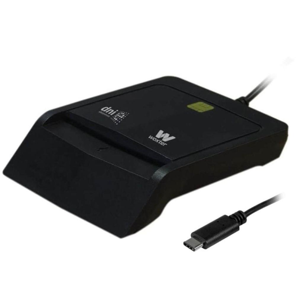 Lector de DNI y Tarjetas Woxter PE26-200/ Negro/ USB 2.0 Lector de DNI y Tarjetas Woxter PE26-200/ Negro/ USB 2.0