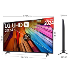 Televisor LG UHD 55UT80006LA 55'/ Ultra HD 4K/ Smart TV/ WiFi
