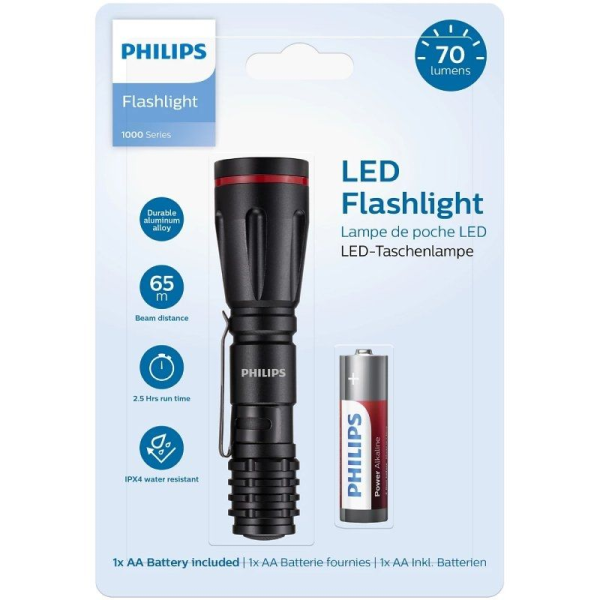 Linterna Philips SFL1000P/ 1 pilas *AA